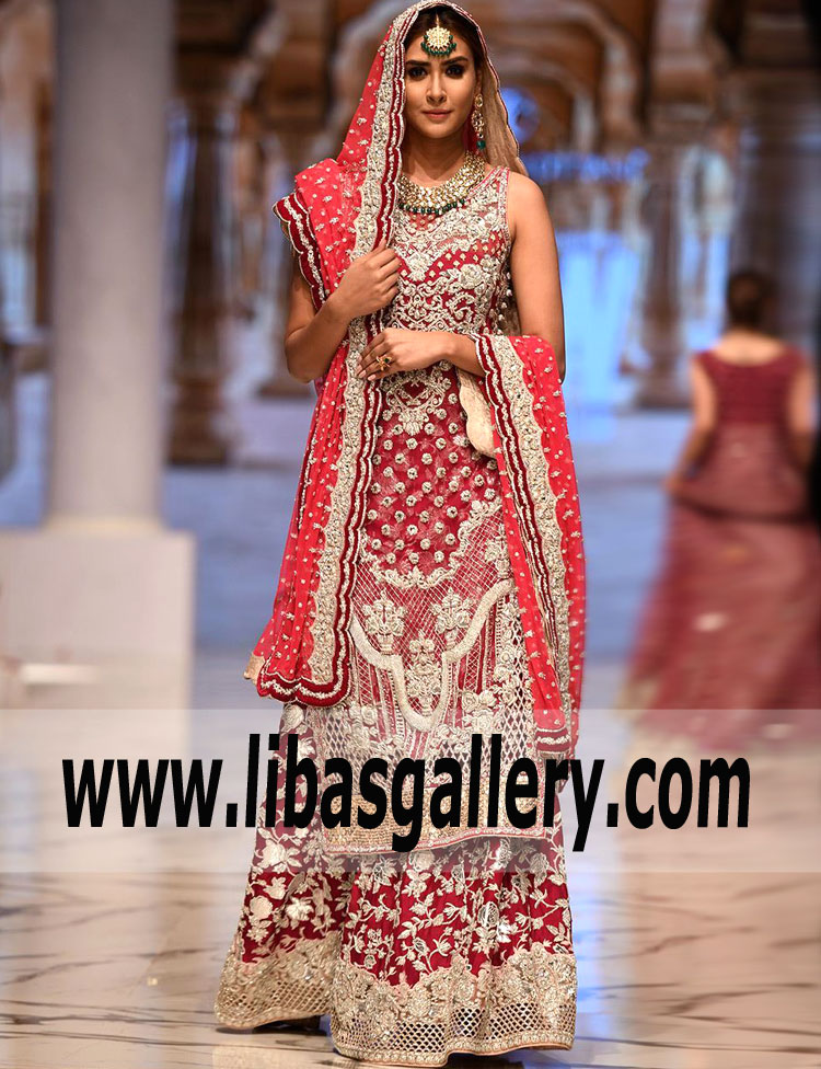 Indian Pakistani Wedding Lehenga Northridge California CA USA Zainab Chottani Traditional Wedding Dresses