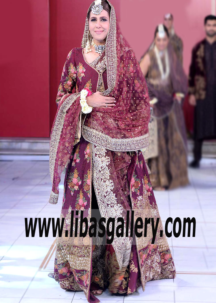 angrakha style wedding dress