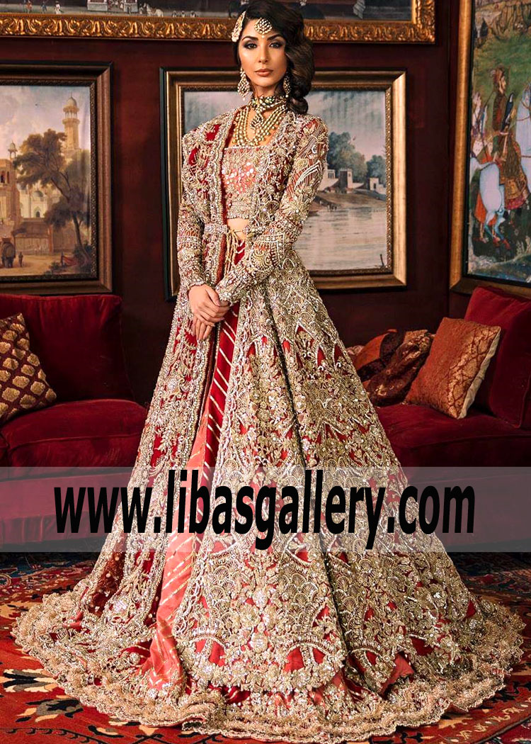 Shop Stylish Bridal Gowns with Beautiful Embellishments Republic Womenswear Red Bridal Dress Missouri City Texas TX US