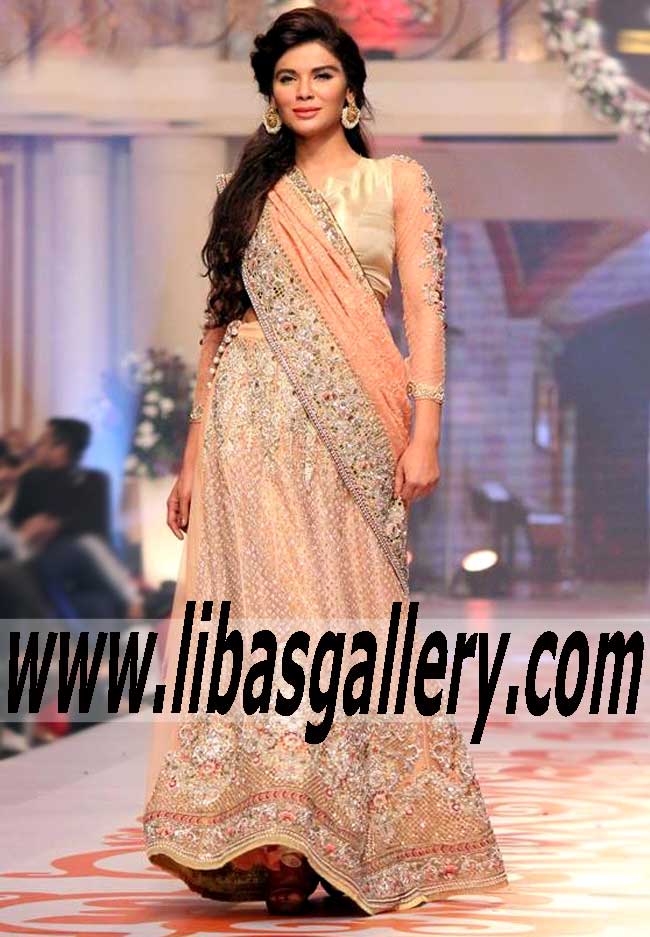 Asifa and Nabeel Bridal Collection at TBCW 2015 Bridal Lehenga Choli Prices Melbourne Australia