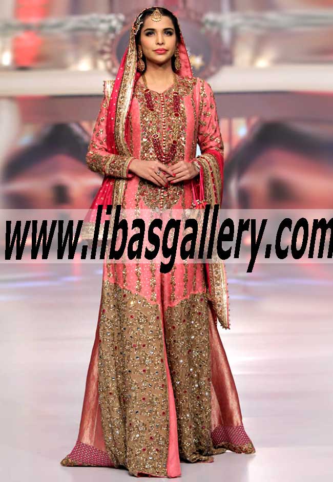 Designer Ayesha Ibrahim Bridal Dresses Party Wedding Dresses Sherwani Kurta Loreal Bridal Couture Week PFDC Sunsilk Fashion Week Karachi 2015 2016