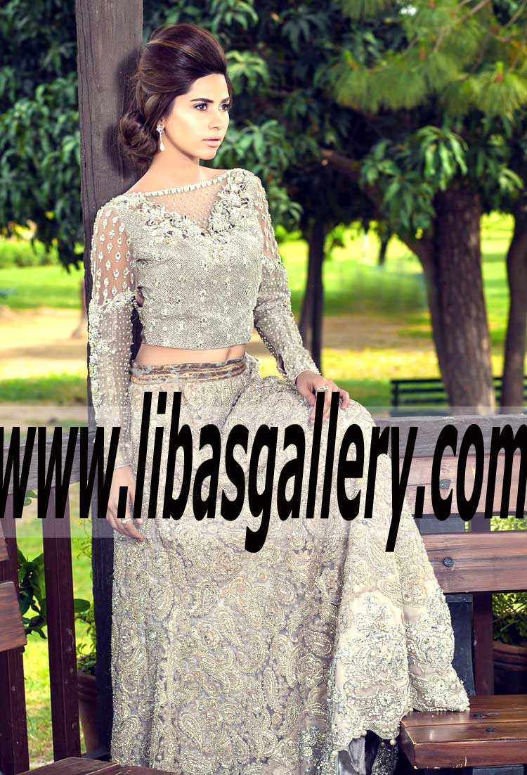 Shiza Hassan Couture - 2016 Couture Bridal Outfits, Marvelous Evening Outfits Los Angeles LA California CA USA wedding Lehnga Outfits