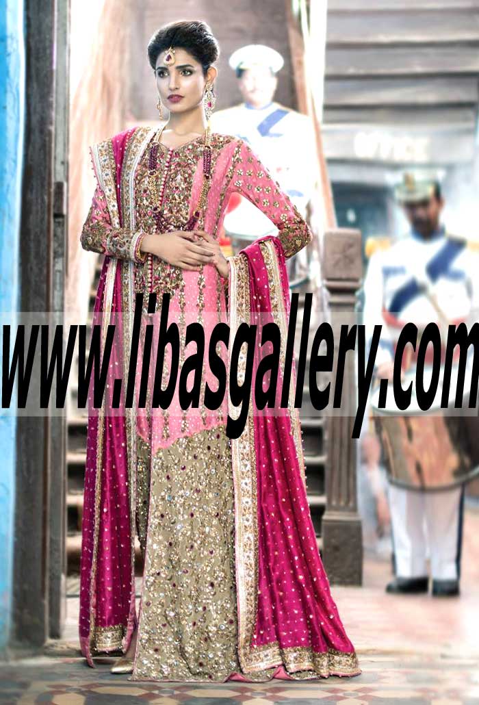 Designer Ayesha Ibrahim Wedding Gowns | Ayesha Ibrahim Latest Wedding Dresses | Ayesha Ibrahim | Telenor Bridal Couture Week 2015 San Antonio Texas TX USA