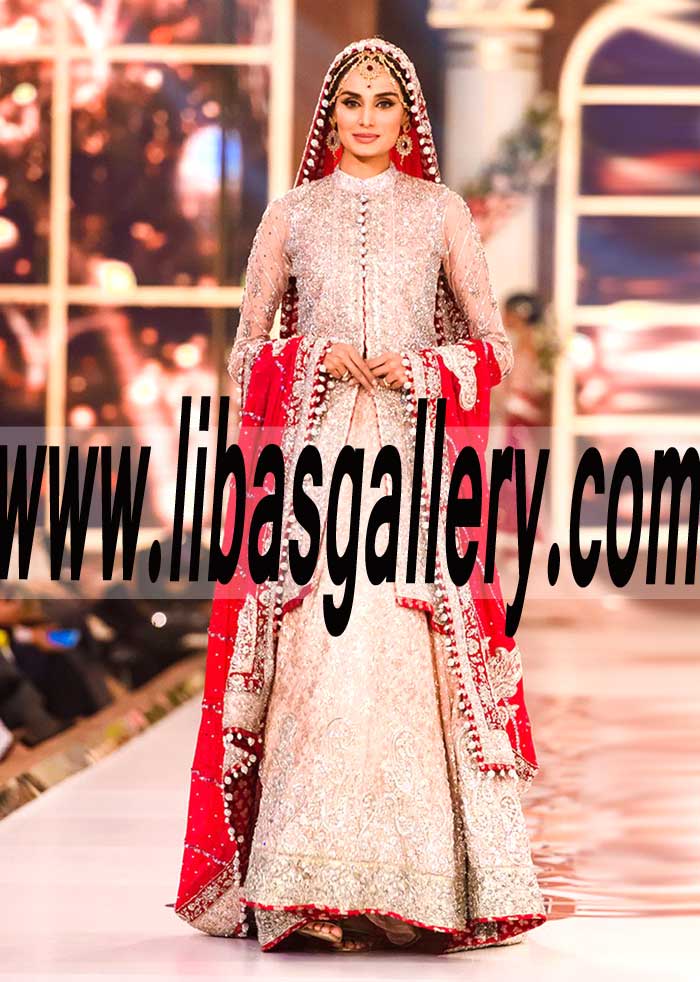 Designer Bridal Sharara, Bridal LEHENGA for Wedding occasion by top Designer Zainab Chottani at Telenor Bridal Couture Week 2016| The Wedding Shop libasgallery.com FREE Shipping in Westford Massachusetts US Designer Bridal Sharara, Bridal LEHENGA for Wedding occasion by top Designer Zainab Chottani at Telenor Bridal Couture Week 2016| The Wedding Shop libasgallery.com FREE Shipping in Westford Massachusetts US