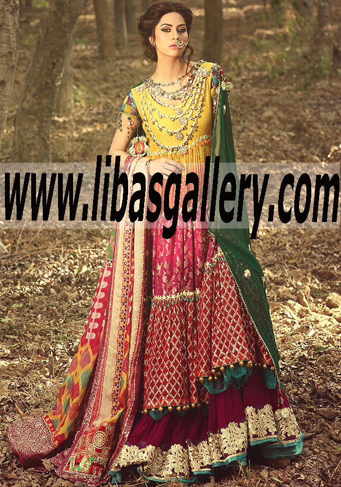 Buy Wedding Lehenga, Latest Designer Bridal Sharara Online For Wedding in UK USA Canada Australia Saudi Arabia Dubai