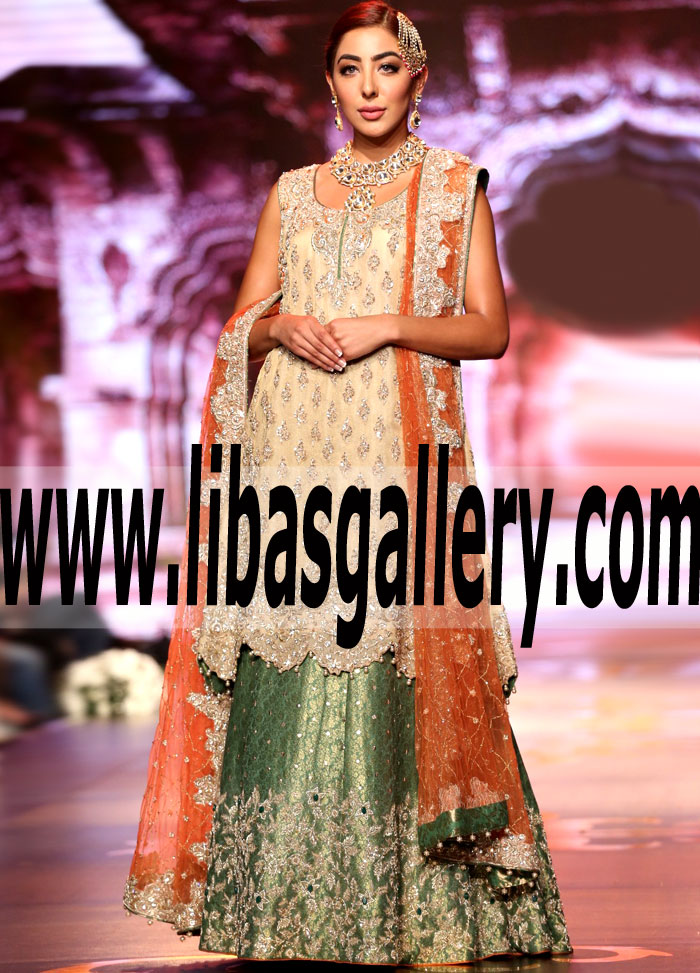 Pakistani Designer AISHA IMRAN Bridal Wedding Lenghas Carteret New Jersey NJ US Bridal Wear To Shop Now