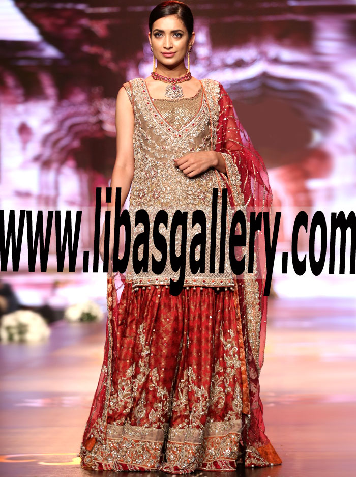 Latest Aisha Imran Bridal Couture Week Bridal Wear Dresses 2016-2017 for Attractive Brides Sydney Australia