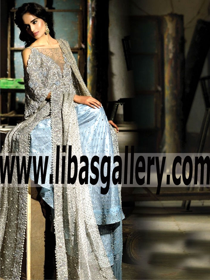 Republic Womenswear Traditional Bridal Dresses Bridal LEHENGA Dresses The Best Online Designer Omar Farooq Bridal Wear shop Oldham UK