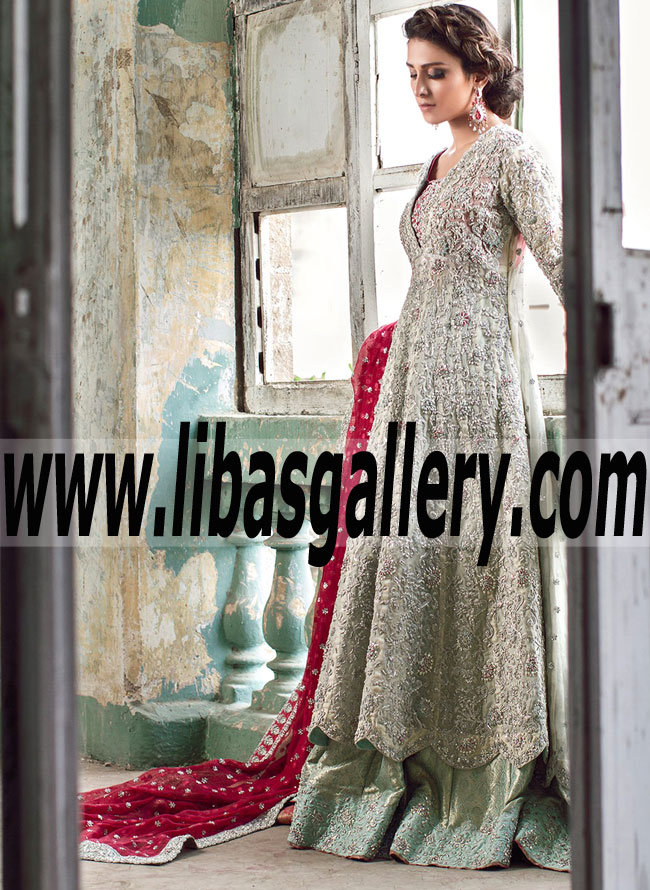 Sana Abbas Traditional Bridal Dresses Bridal Lehenga Dresses The Best Online Designer Sana Abbas BCW Bridal Wear shop Paris France