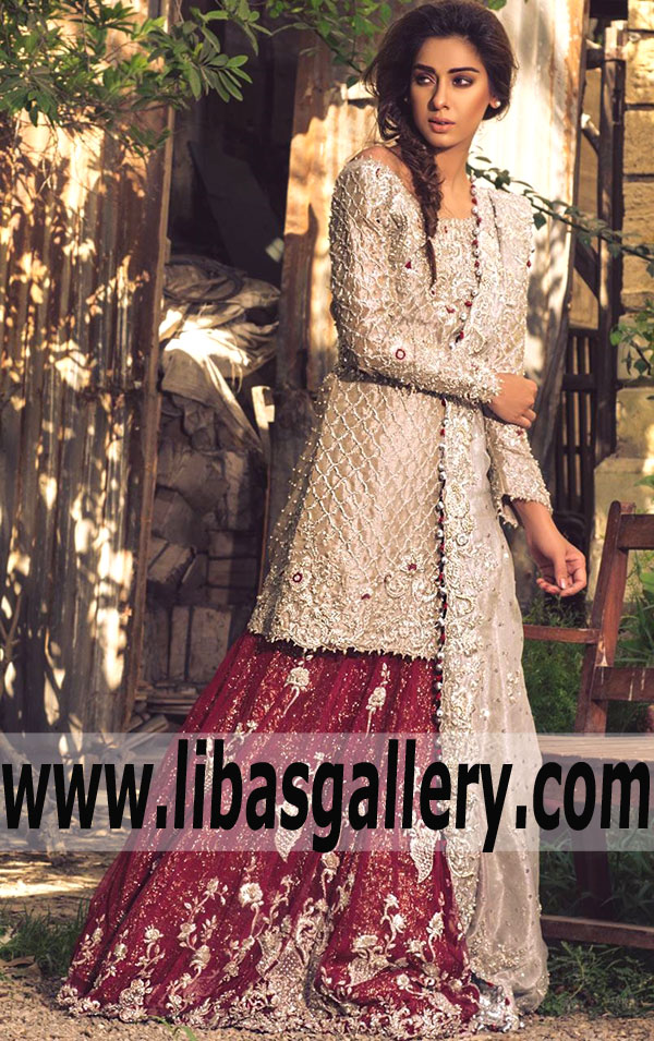 Latest Bridal Lehenga Dresses Tena Durrani fall 2018 Wedding Dress Collection Miami Florida USA