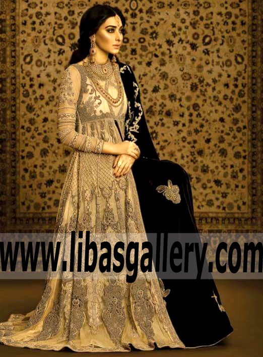 Pakistani Designer Shazia Kiyani Bridal Dresses 2017 | Bridal Collection | Heavy Embellished Lehenga Choli | Jackson Heights New York Online Shopping | Discount 20-30% | libasgallery.com