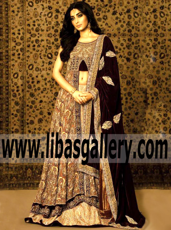 jamawar lehenga style