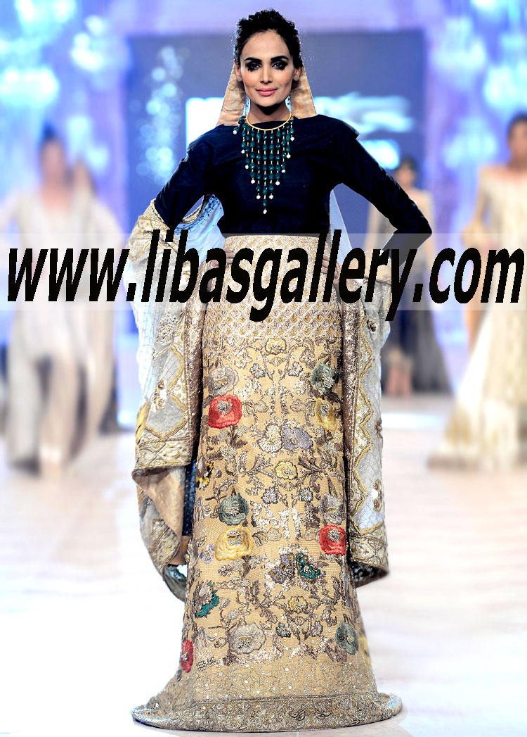 DESIGNER MAHGUL Bridal Wear Pakistani Bridal Dresses Designer MAHGUL Bridal Dress Gharara Sharara UK, USA, Canada