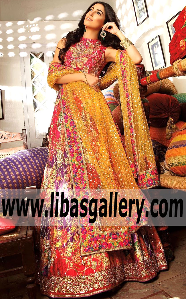 Nomi Ansari Digital Printed bridal dresses online pakistani bridal dresses for Weddings Tacoma Washington USA Nomi Ansari Digital Printed bridal dresses online pakistani bridal dresses for Weddings Tacoma Washington USA