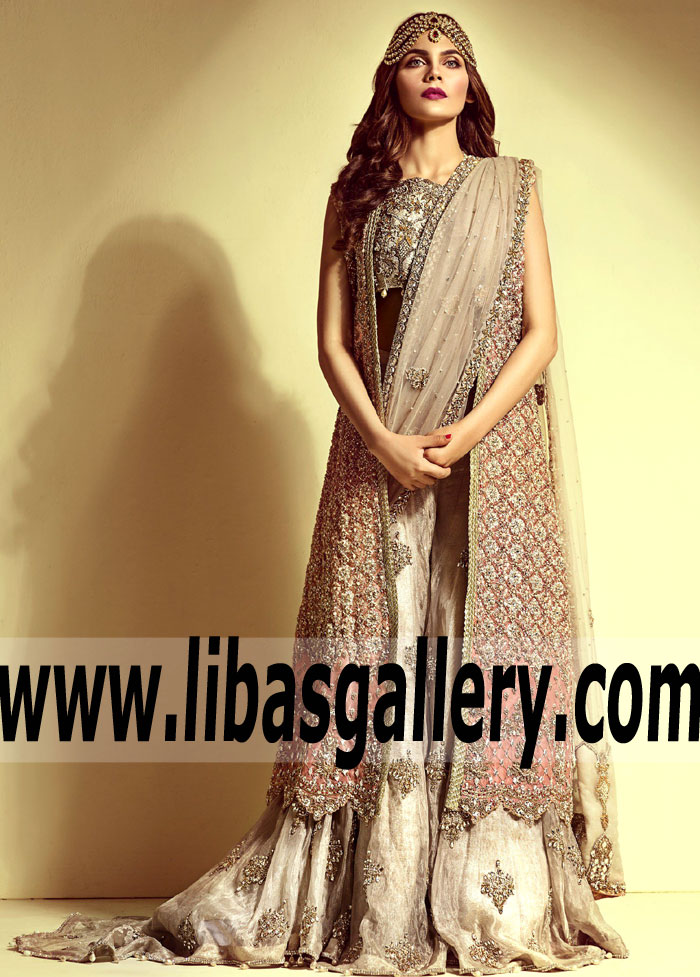 MAHGUL Bridal Dresses Edinburgh UK MAHGUL Bridal Sharara Collection MAHGUL Bridal Dresses Edinburgh UK MAHGUL Bridal Sharara Collection