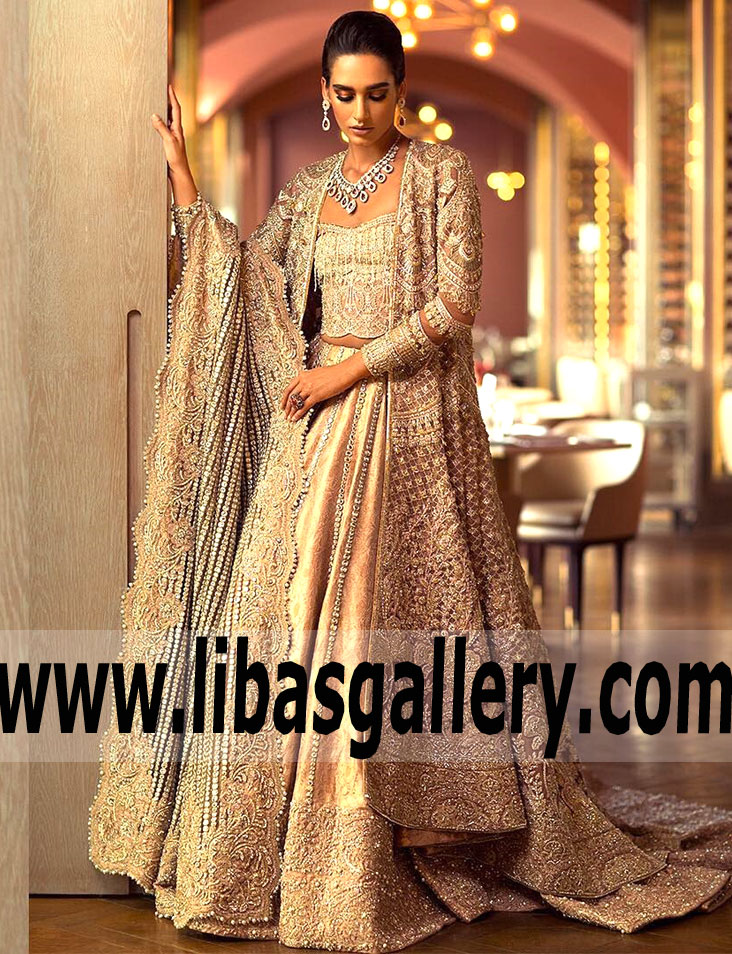 faraz manan Pakistani Bridal Wedding Lengha gorgeous Bridal Wedding Lenghas Princeton New Jersey NJ US