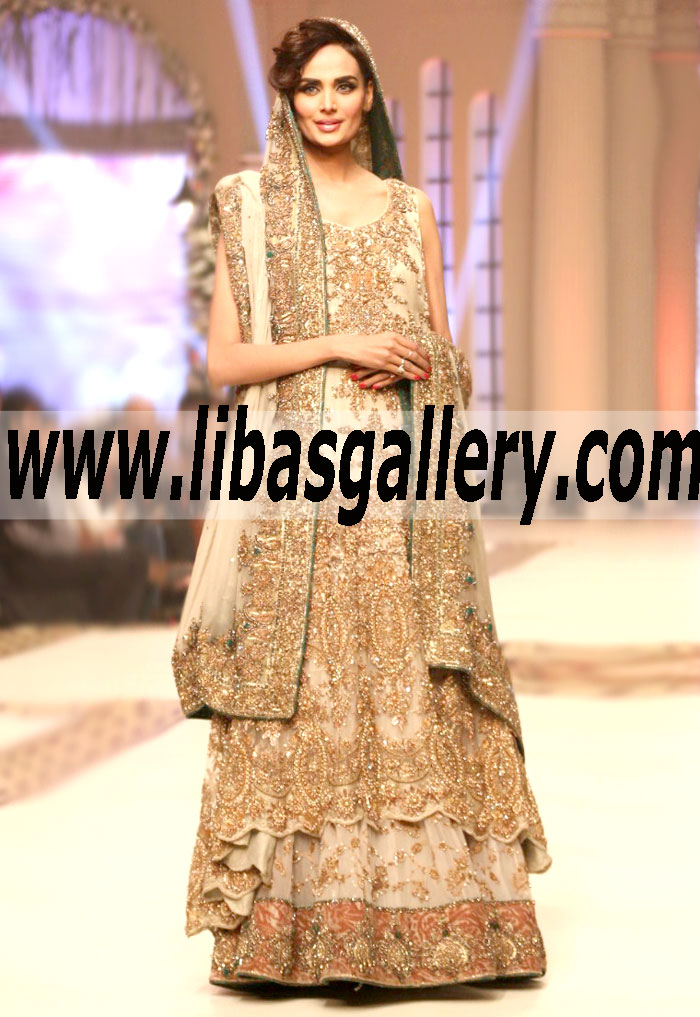 Shop Online Ammar Shahid Bridal Wear 2015 MIRACULOUS BRIDAL DRESS Ideal FOR EVERY BRIDE France Paris