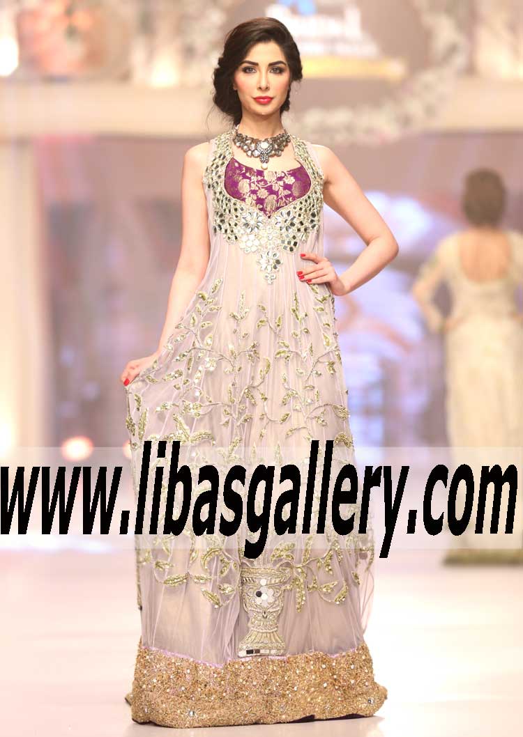 Pakistani Designer Tabassum Mughal Anarkali, Pakistani Designer Tabassum Mughal Long Gowns, Pakistani Designer Tabassum Mughal Pishwas Suits Hobart Australia