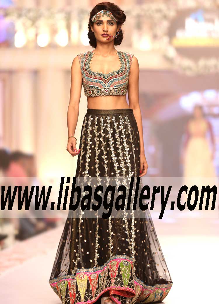 Tabassum Mughal Telenor Bridal Couture Week Bridal Lehenga 2015, 2016 Collection Buy Online Perth Australia