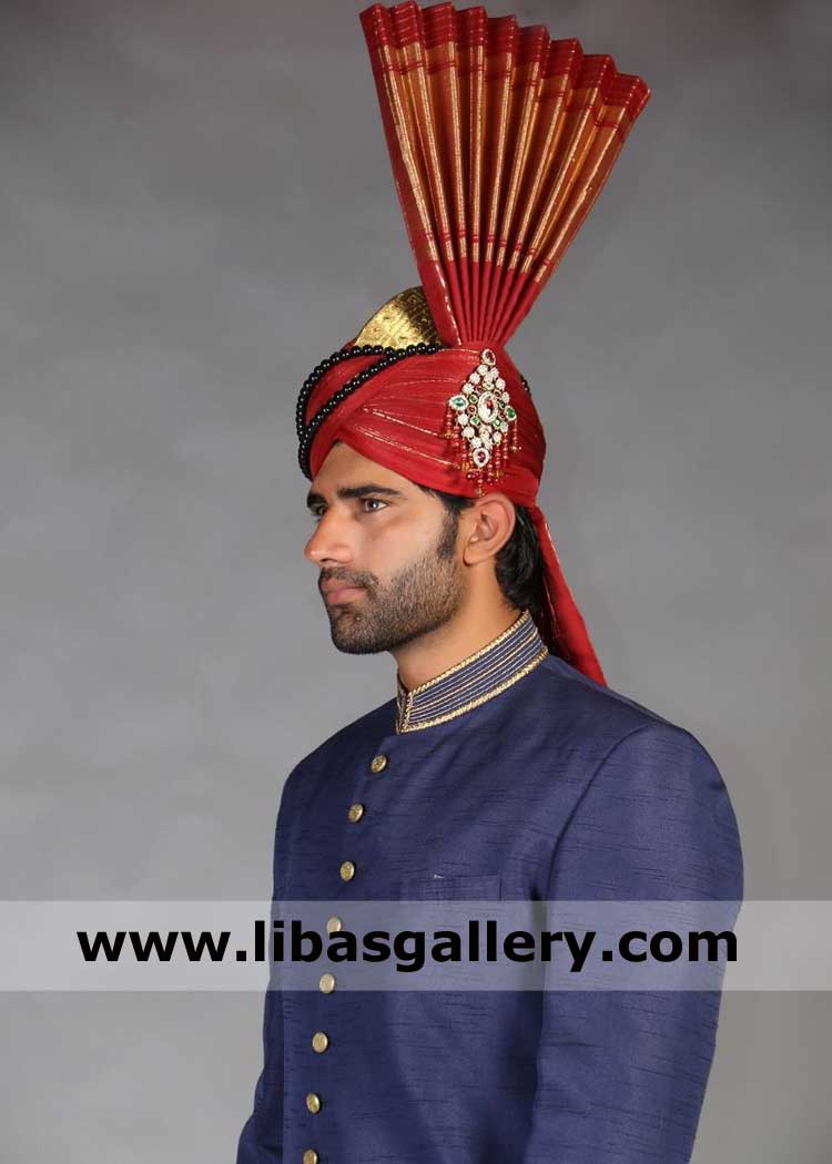 Traditional wedding kulla tower fan style for groom wedding with jewelry pc brooch enjoy nikah in pakistani kulla fast delivery all world uk usa canada qatar saudi arabia