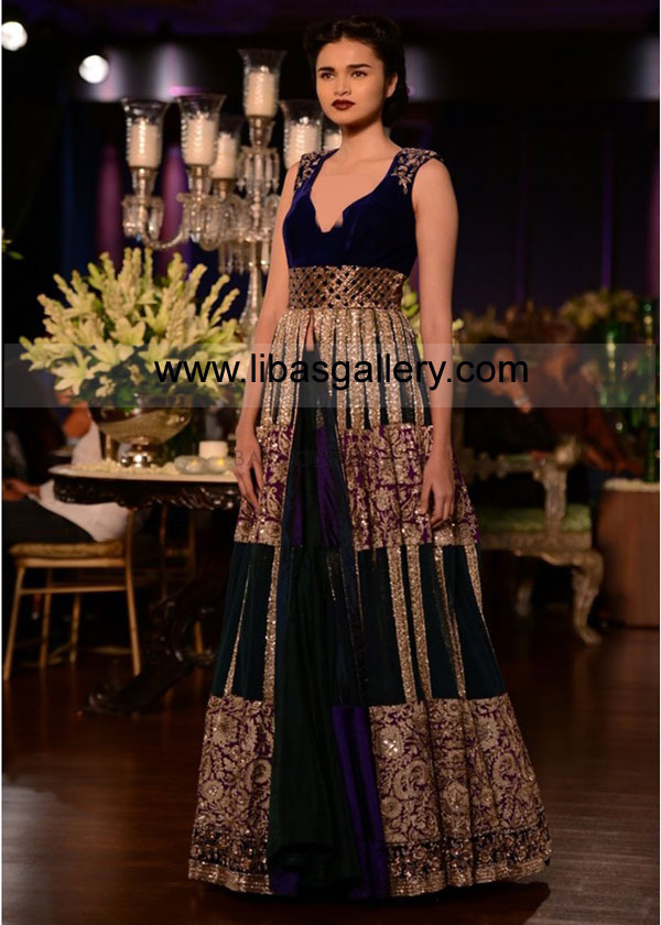 royal blue walima dresses