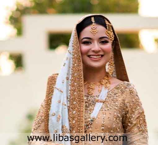 gold plated bridal jewellery set on order necklace tika rani haar and earrings par for wedding dubai qatar norway