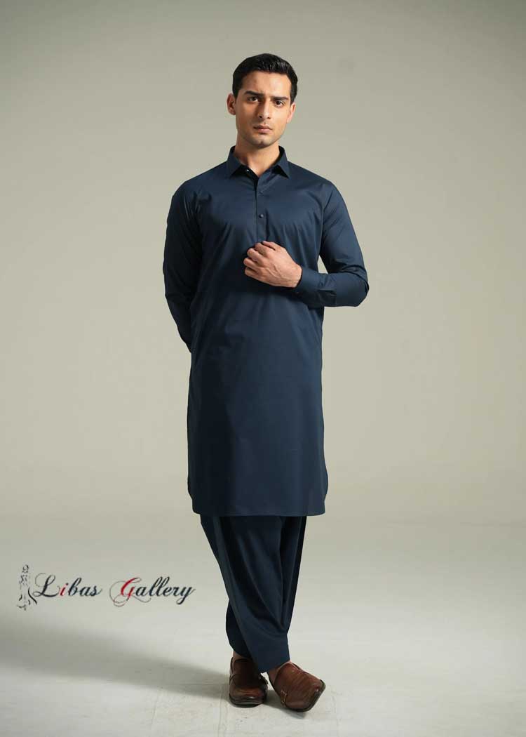 comfort Denim Blue Cotton Kameez Shalwar for men Crafted from high-quality cotton breathability and softness Sydney Mississauga Dubai Glasgow Chicago