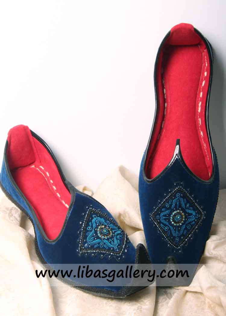 Order online groom khussa matching to sherwani fabric and work for groom all sizes uk usa eu Saudi Arabia Qatar Kuwait Australia dubai