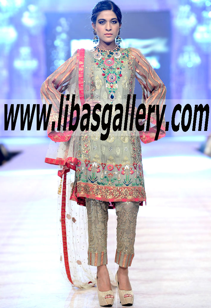 Nickie Nina Bridal Dresses 2015 Collection For Girls At PFDC L`Oreal Paris Bridal Week