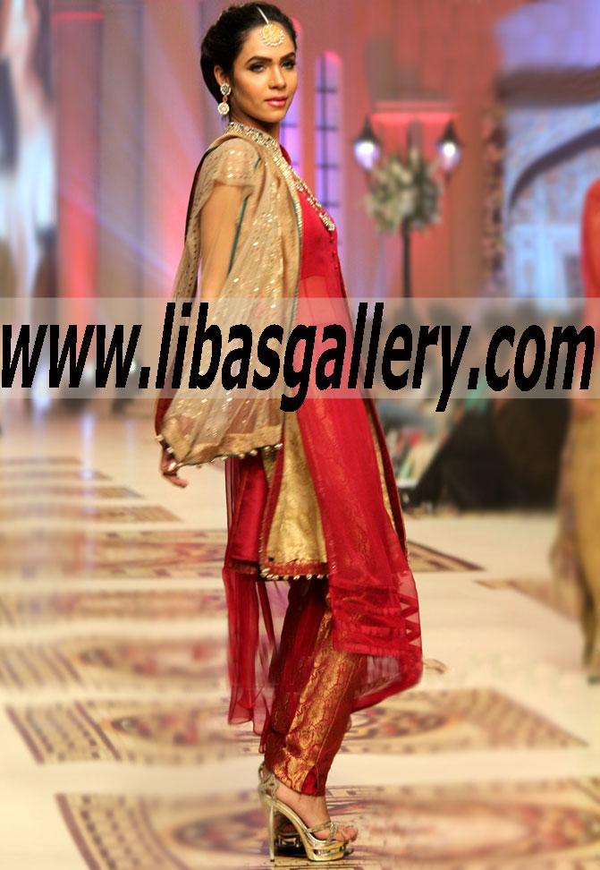 Asifa & Nabeel Latest Wedding Collection, 2015 New Wedding Dressesby Asifa & Nabeel, Unique Bride Special Occasion Dress Sale : www.libasgallery.com Shop Now in UK USA Canada Pakistan India Australia