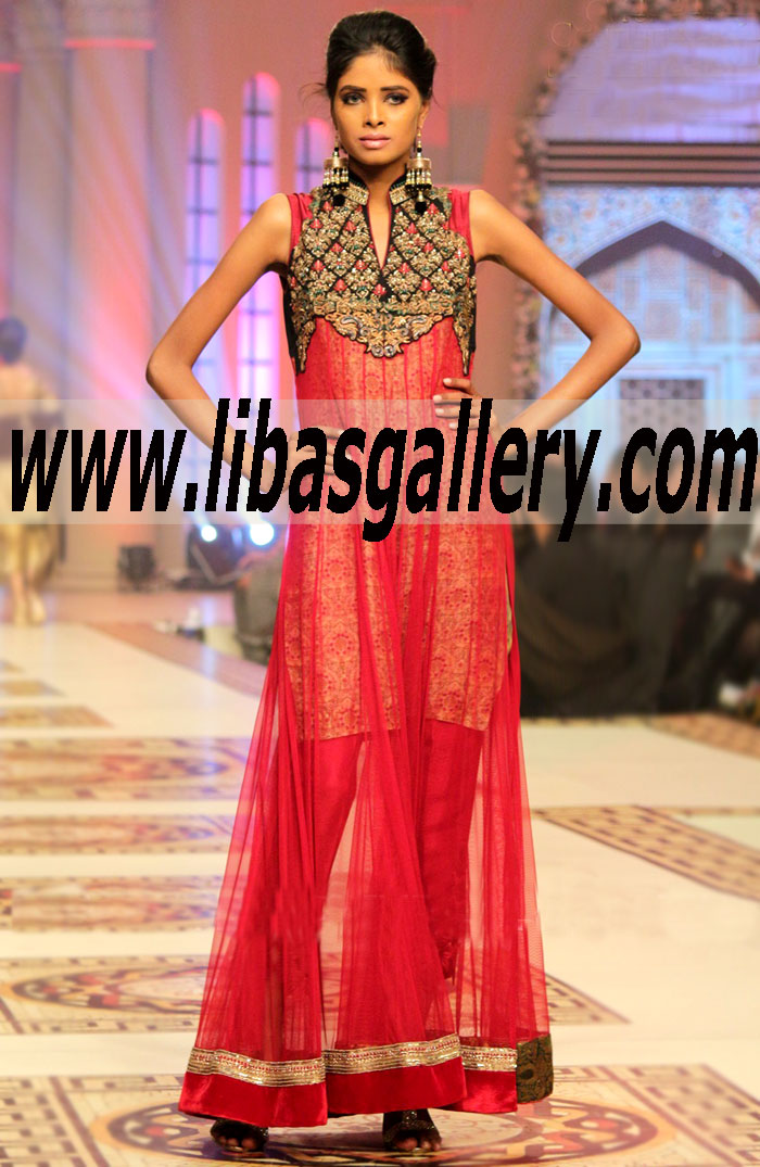 Asifa & Nabeel Bridal Collection at TBCW 2014,Asifa & Nabeel Dresses - Asifa & Nabeel Clothing - Asifa & Nabeel Wedding Womens - www.libasgallery.com | Shop Online in Leicester London UK