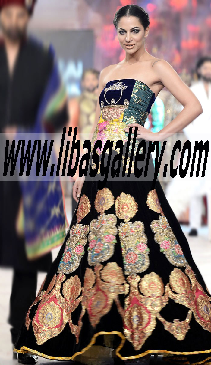 Ali Xeeshan - Designer Luxury Fashion for Men and Women Pakistani Bridal Lehenga Designer Sharara Party Wear Clothes Gharara dresses salwar kameez, sherwani turbans Online Stores in Sydney, Australia