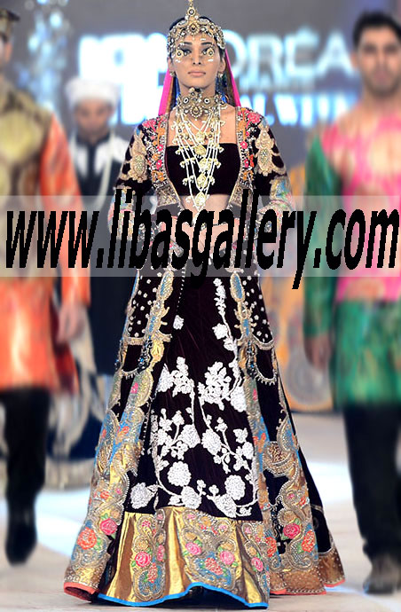 Buy Best Quality Designer Ali Xeeshan Bridal Dresses and Women Bridal Clothes | Online | Ali Xeeshan  | www.libasgallery.com Bridal store in New York, New Jersey, California, Texas, Florida, USA