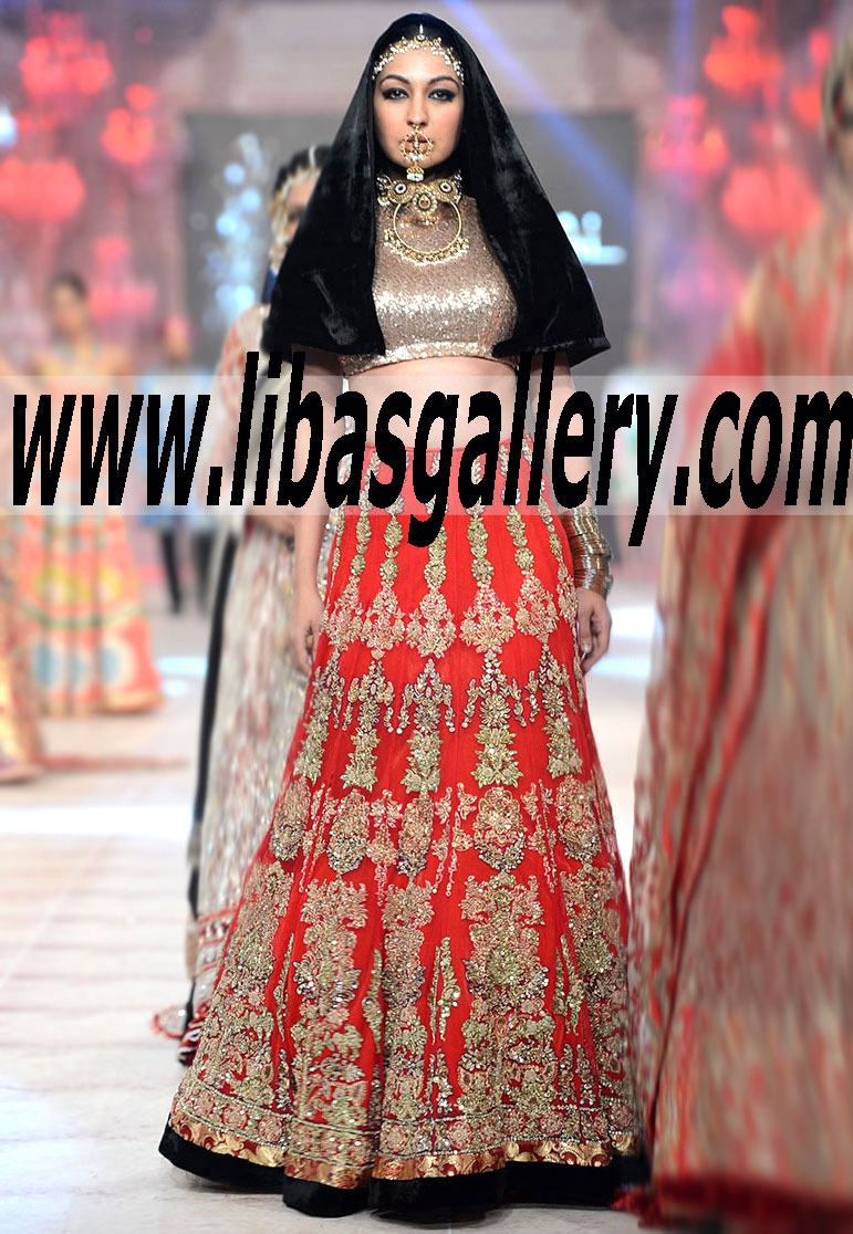 Ali Xeeshan Wedding Lehenga Outfit 2015, Ali Xeeshan Bridal Collection 2015 wih Prices for every bride`s budget! Priced from $1000 to $1500 in UK USA Canada India Australia Saudi Arabia