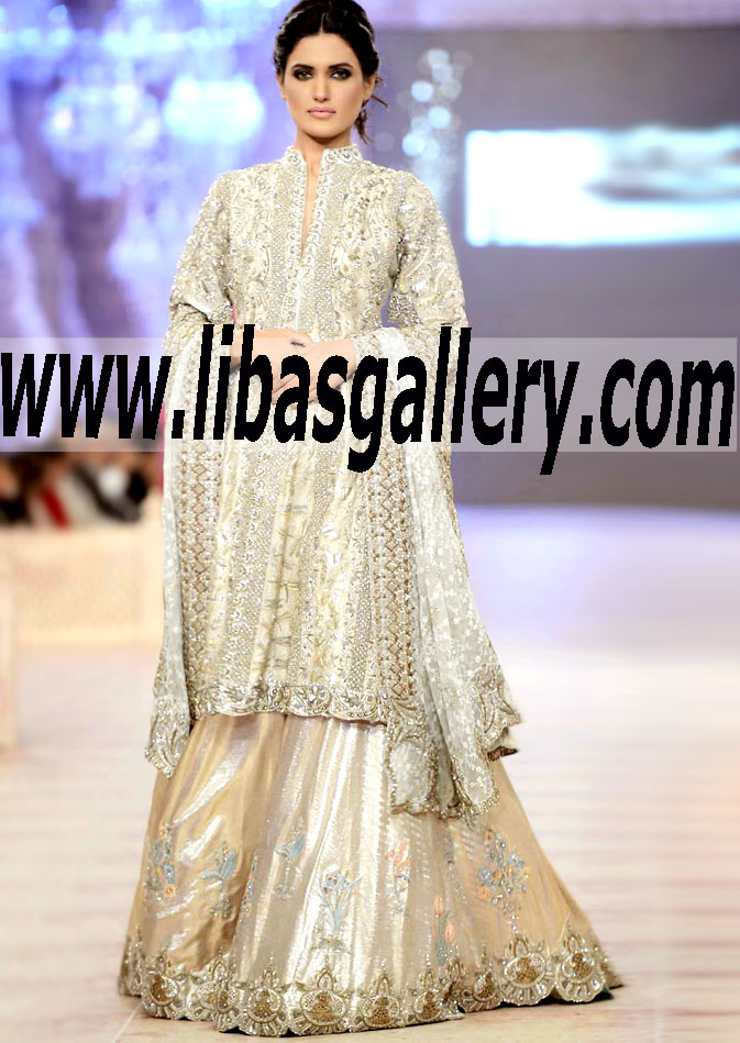 Ammara Khan Pakistani Wedding Dresses 2015 Ammara Khan Bridal Wear Anarkali Suits Lehenga Sharara Gharara from PFDC L`Oreal Paris Bridal Week 2014 in Melbourne Australia