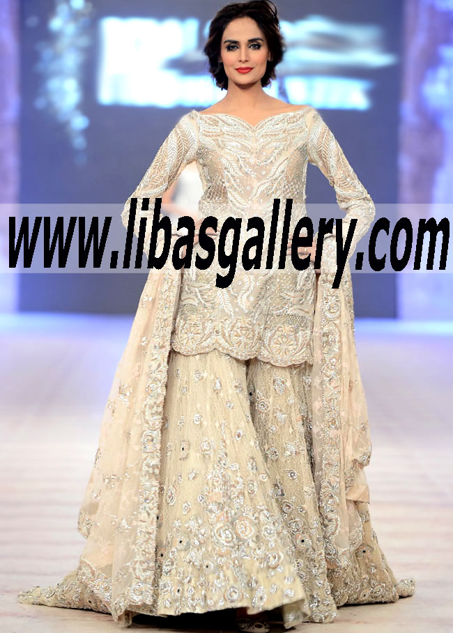Buy Online Designer Ammara Khan Bridal Dresses Party Wedding Dresses Sherwani Kurta L`oreal Bridal Couture Week PFDC Fashion Week Karachi Lahore 2014 2015