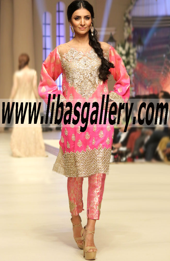 FARAZ MANAN Telenor Bridal Couture Week 2015 Dresses Online IN UK USA Canada Australia Saudi Arabia Bahrain Norway Sweden New Zealand Austria Switzerland Germany Denmark France Ireland Mauritius and Netherlands