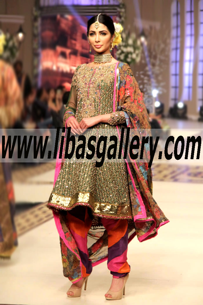 Fahad Hussayn Couture 2015 Anarkali Dresses, 2015 Anarkali churidar,2015 Anarkali Shalwar Kameez UK USA Canada Australia