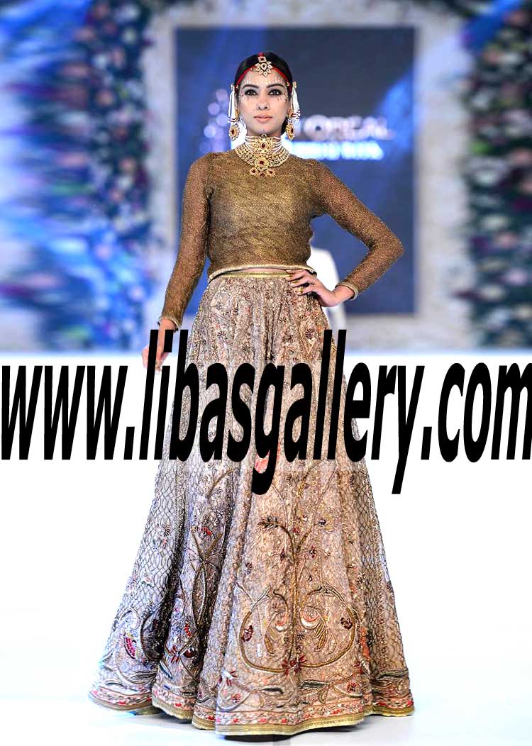 Latest Pakistani PFDC Loreal Paris Bridal Week 2015 Designer Fahad Hussayn Bridal Dresses Wedding Lehenga women clothing factories brands Wholesale suppliers Hobart Australia