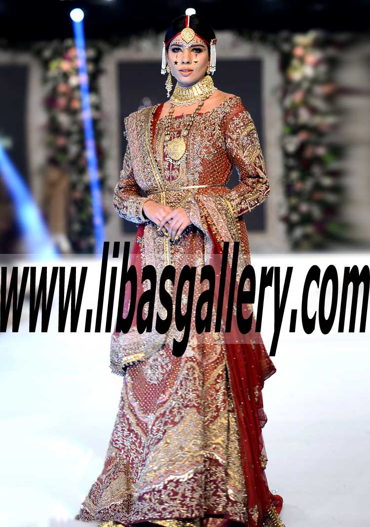 libasgallery.com | Luxury Designer Fahad Hussayn Bridal Fashion | Women`s Men`s designer Wedding clothes, designer Fahad Hussayn bridal collection at PFDC Loreal Paris Bridal Week 2015 Melbourne Australia