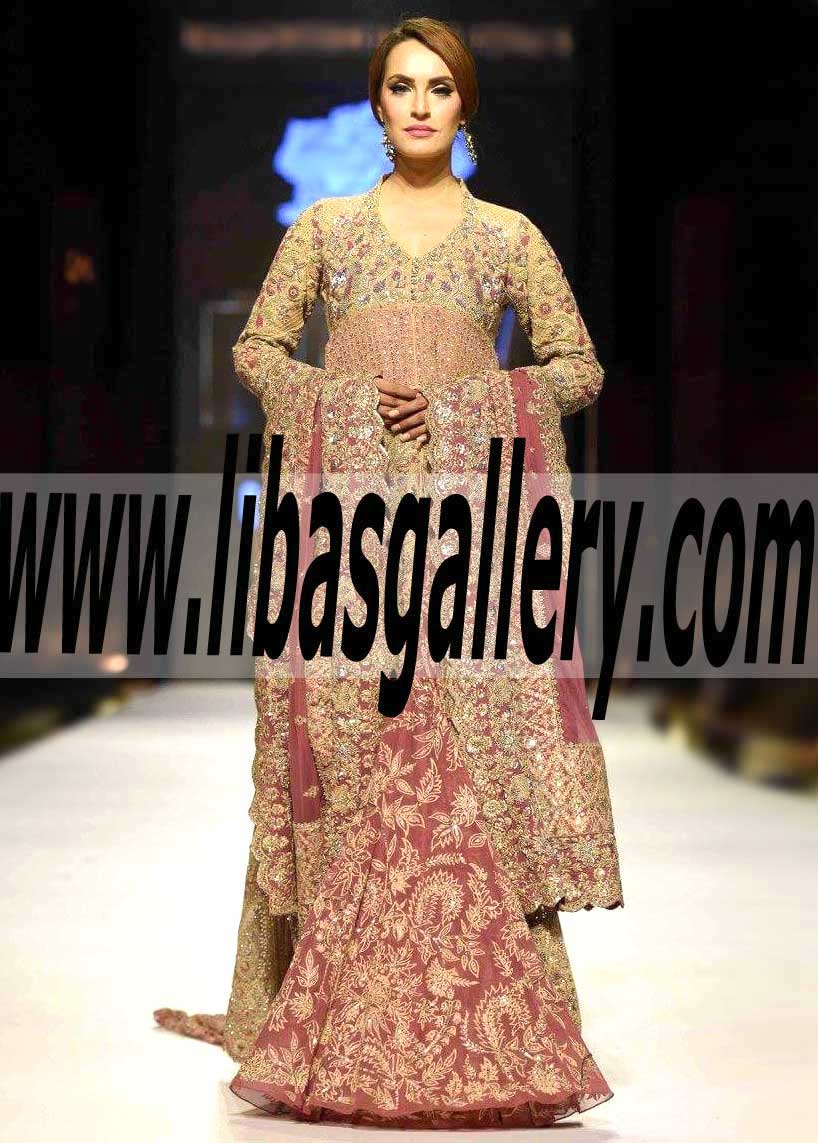 Designer Umar Sayeed FPW Winter Festive 2015 Bridal Clothes, Bridal Dresses, Northridge California CA USA Bridal Fashion Accessories | libasgallery.com