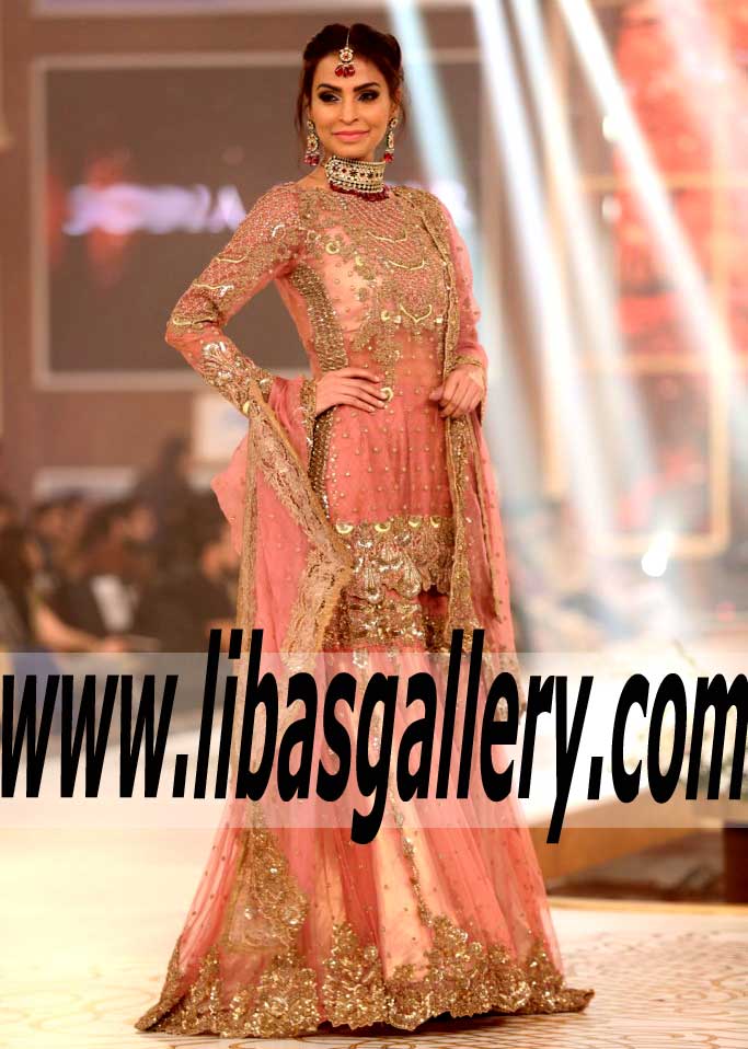 2017 Sobia Nazir Bridal Dresses 2017 Sharara Lehenga Collection