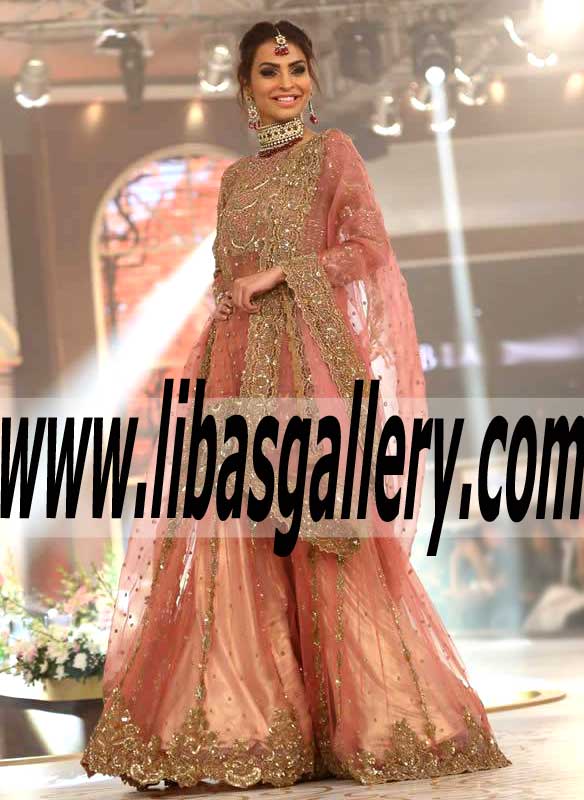 2017 Sobia Nazir Bridal Dresses 2017 Sharara Lehenga Collection