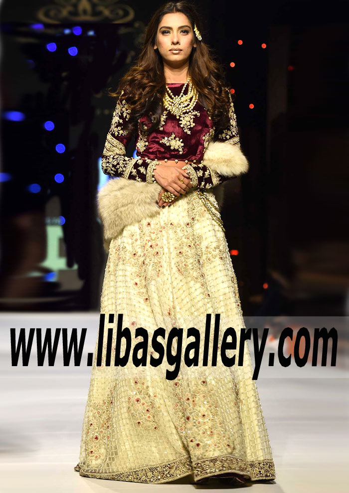 Gorgeous Shehla Chatoor Lehenga Dresses Pakistani Designer Wedding Lehenga Diamond Bar Pakistani Designer Boutique 2018 Oklahoma
