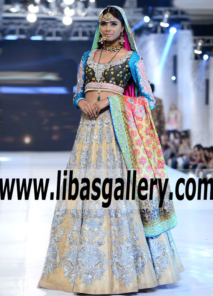 Official Nomi Ansari Website - Timeless Luxurious Bridal Lehenga Dress Buy in New York, California, USA