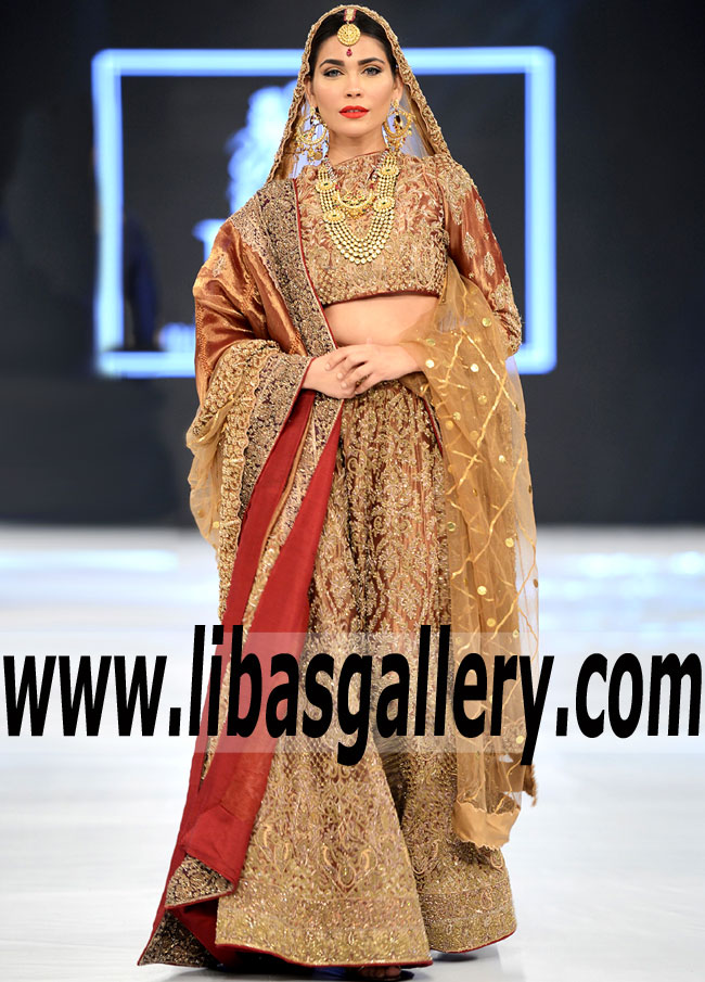 HSY Wedding Lenghas Bridal Lenghas PFDC Loreal Paris Bridal Week 2017 Shop in San Antonio Texas TX USA