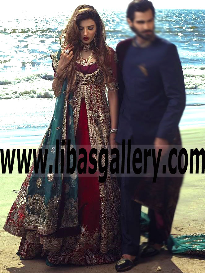 Pakistani Traditional Wedding Dresses Elan Wedding Lehenga Palais Indochine Hialeah Florida USA