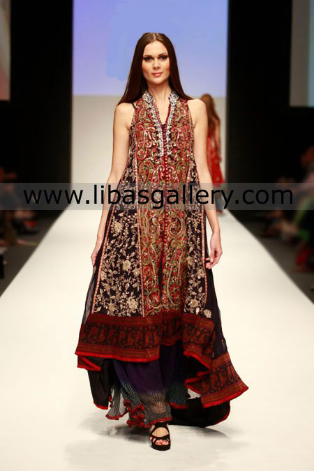 Deisgner Anarkali Dresses 2013 Collection, Party Anarkali Dresses 2013 Collection Online, Black Party Wear Umar Sayeed Anarkali, Black Special Occason Anarkali Online Deisgner Anarkali Dresses 2013 Collection, Party Anarkali Dresses 2013 Collection Online, Black Party Wear Umar Sayeed Anarkali, Black Special Occason Anarkali Online