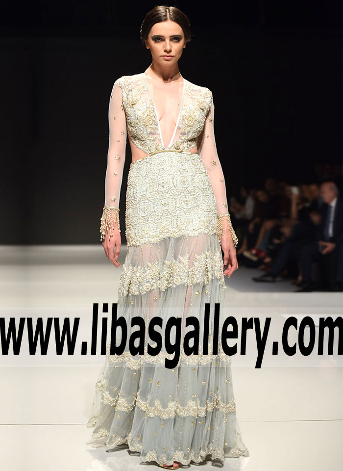 ash gray gown