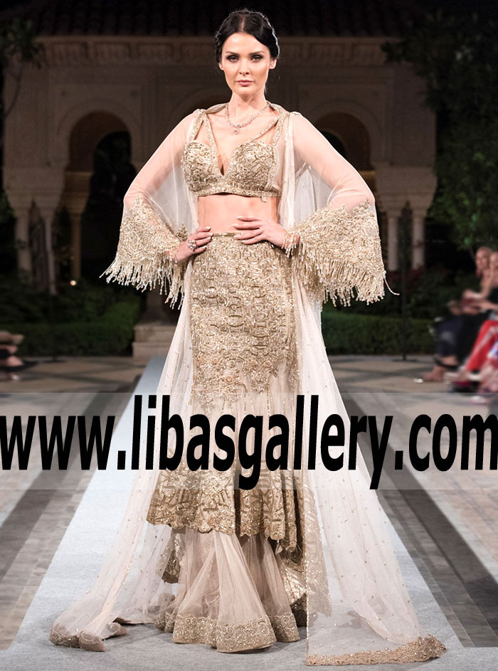 Beauteous Ivory Mirage Bridal Wear for Reception faraz manan Hand Embellished Lehenga Dress Riyadh Saudia Arabia Designer Clothing Shop Beauteous Ivory Mirage Bridal Wear for Reception faraz manan Hand Embellished Lehenga Dress Riyadh Saudia Arabia Designer Clothing Shop